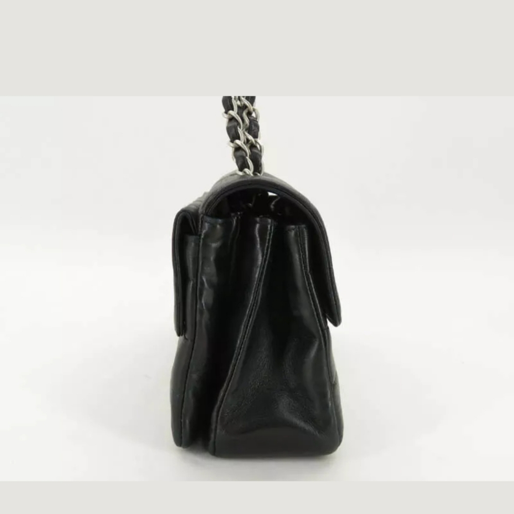 CHANEL Chocolate Bar Black Lambskin Crossbody  Bag - Picture 7 of 10
